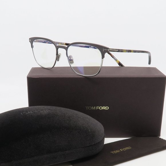 Tom Ford Other - Tom Ford TF 5799-B 009 New Matte Gunmetal/ Silver Eyeglasses 53mm with box